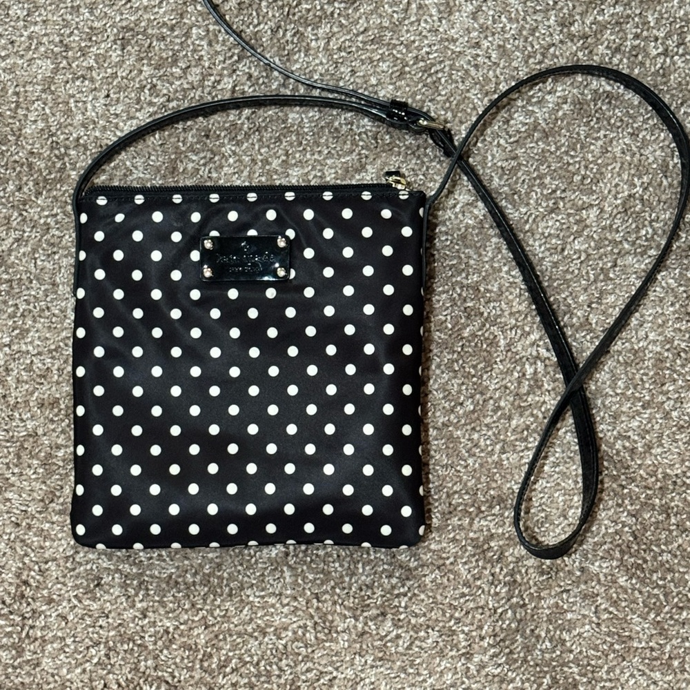 Kate Spade Polka Dot Crossbody Bag - EUC